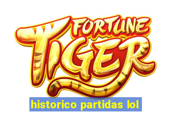 historico partidas lol